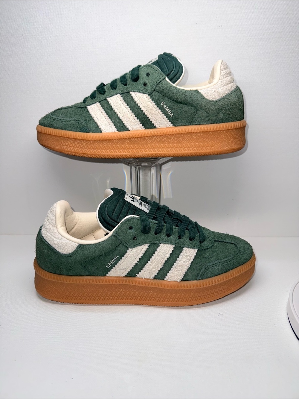 ADIDAS SAMBA XLG SHADOW GREEN/CHALK WHITE/GUM 3''